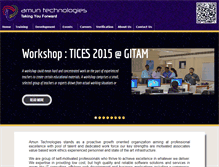 Tablet Screenshot of amuntechnologies.com